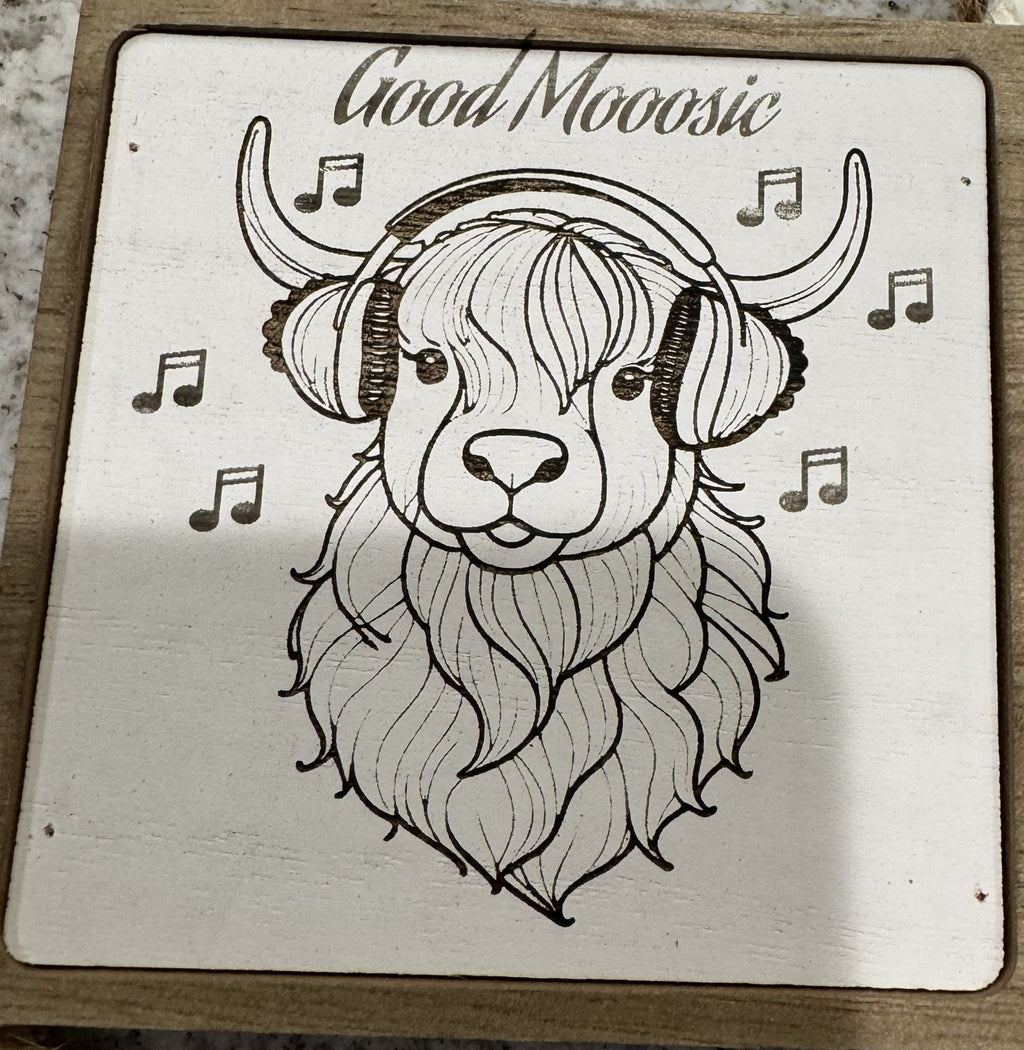 Cow-Themed Wall Art Set