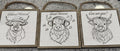 Cow-Themed Wall Art Set