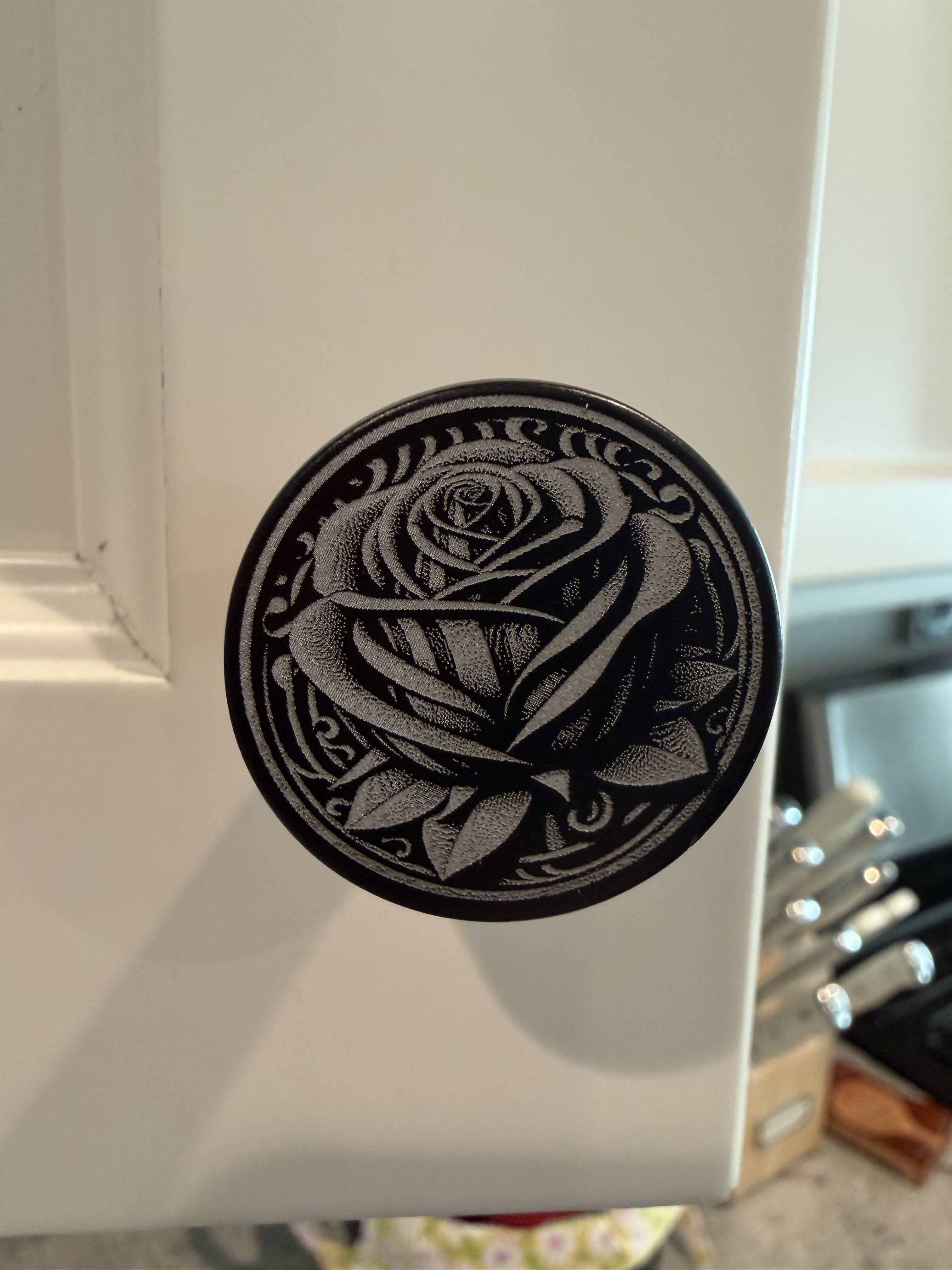 Custom engraved door pulls