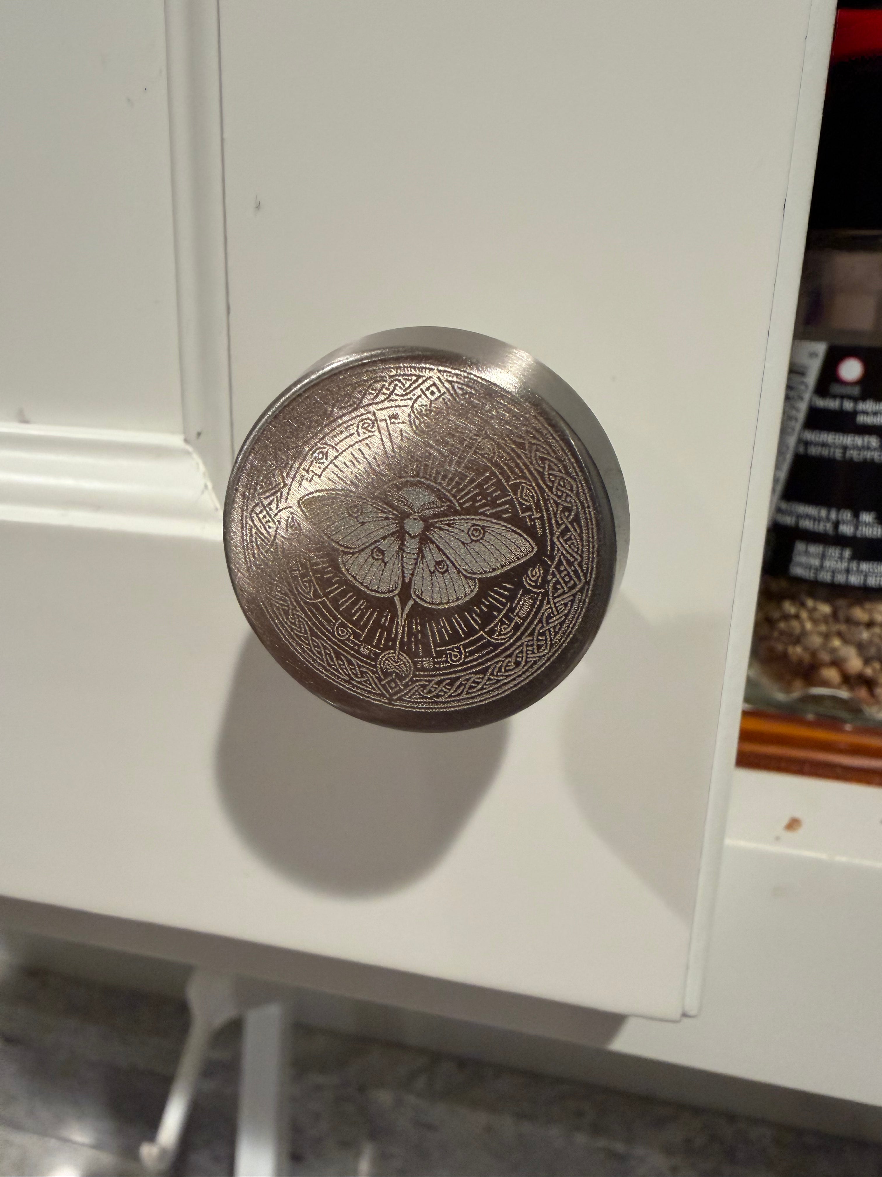 Custom engraved door pulls