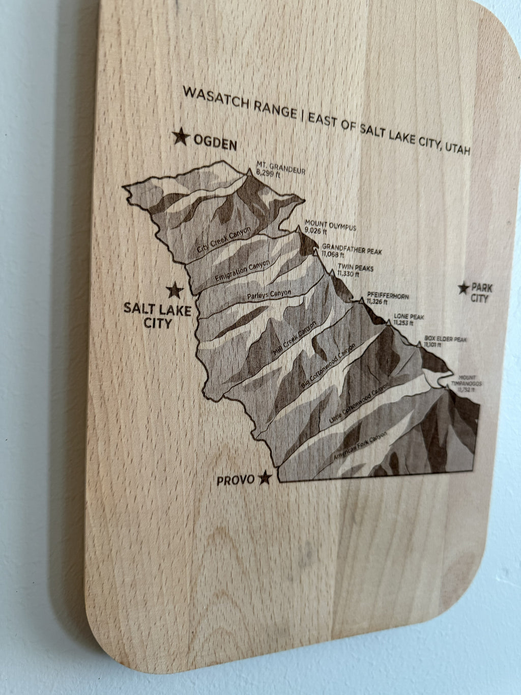 Engraved Wooden Cutting Board
