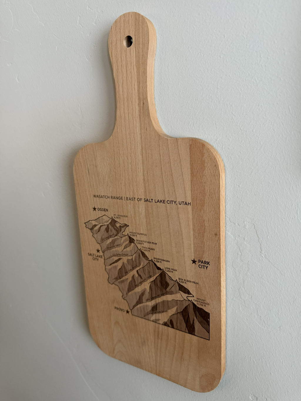 Engraved Wooden Cutting Board